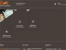 Tablet Screenshot of ozcanhukuk.com